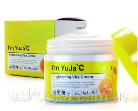 Крем для вирівнювання тону Dr. Meloso I'm Yuja C Brightening Vita Cream, 120 мл