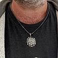 Срібне кольє "Тигр" з чорнінням (Арт.TIGER), фото 2