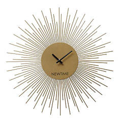 Годинник настінний Grova метал золото d40 см (1xAA 1.5V) Гранд Презент 2046029