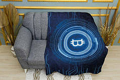 Плед «Біткоїн. Технології майбутнього. Bitcoin. Future Technologies»