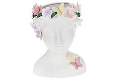 Ваза-кашпо порцелянова Муза 18 см Гранд Презент 727-493