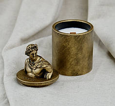 Аромасвічка APOLLO BURLEY VANILLA BRONZE 100% WOOD WAX 165g 35h Гранд Презент NAC 1108