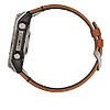 Garmin Fenix 8 смарт-годинник Amoled 51 мм Sapphire Titanium with Chestnut Leather Band 010-02905-40, фото 6