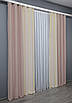 Комбіновані (2шт. 1,5х2,7м.) штори, блекаут. Колір світло-пудровий з кремовим. Код 014дк (1226-1293ш) 10-334, фото 4