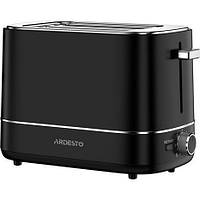 Тостер ARDESTO T-F450B, 800 Вт, метал, 2 слоти, чорний