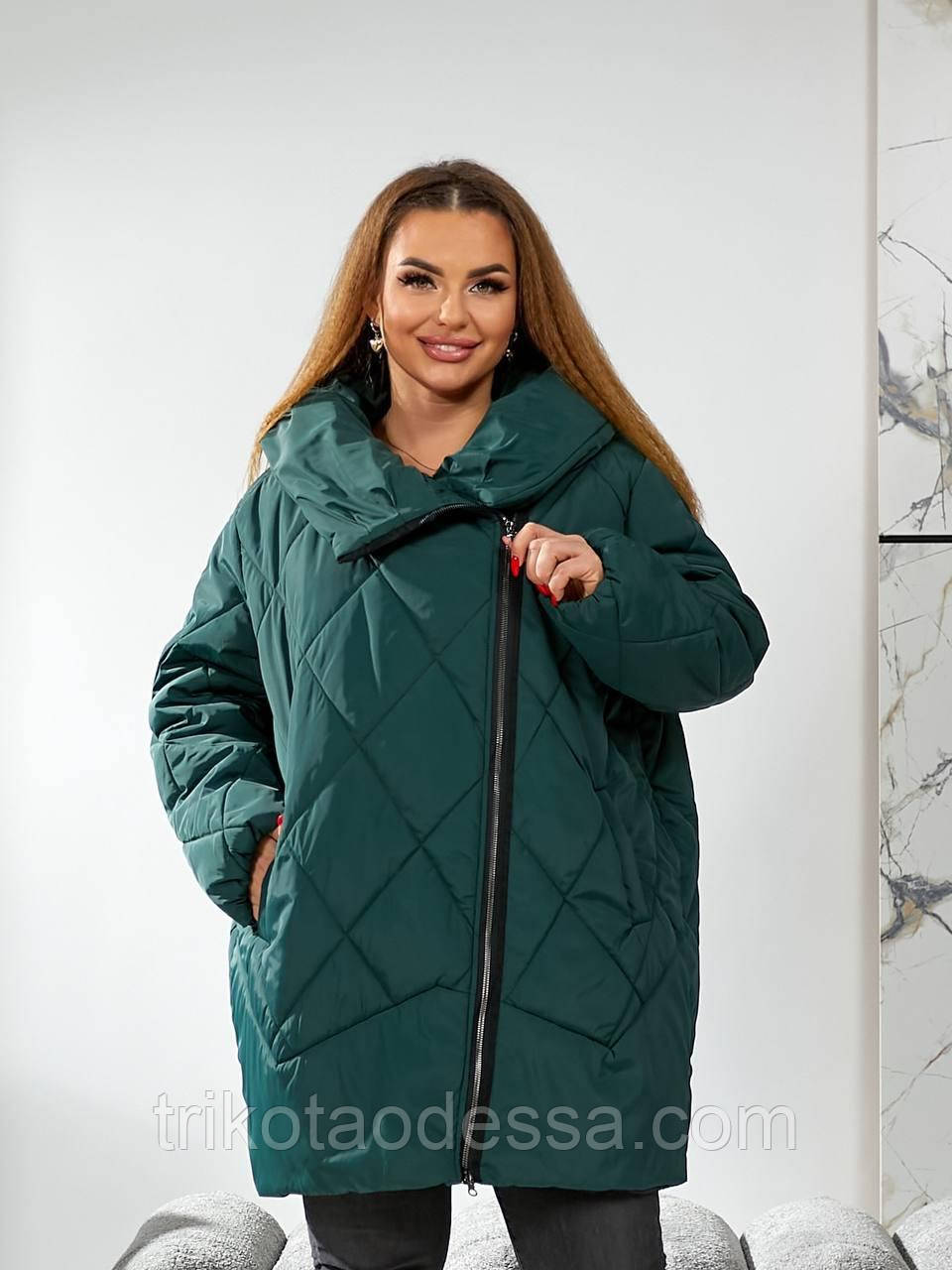 Куртка жіноча 1427ну супер батал р.56-70, фото 1