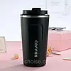 Кружка-термос на 500 мл, з РК дисплеєм, EL-SW-1811, Чорна / Термочашка з показником температури, фото 9