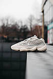 Чоловічі кросівки Adidas Yeezy 500 «Blush» замшеві Бежеві Люкс, фото 2
