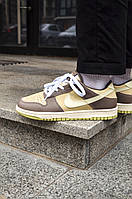 Бежеві кросівки чоловічі Nike SB Dunk Low Beige Brown