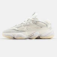 Білі чоловічі кросівки Adidas Yeezy Boost 500 Bone White