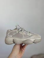 Бежеві жіночі кросівки Adidas Yeezy Boost 500 Bone Premium