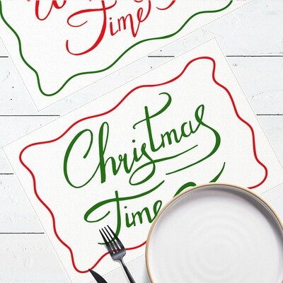 Серветки на стіл, 2шт «Christmas time»