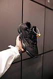 Чорні замшеві чоловічі кросівки Adidas Yeezy 500, фото 9