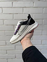 Чорно-білі літні текстильні жіночі кросівки Nike Zoom Pegasus