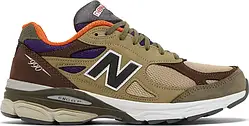 Бежеві замшеві чоловічі кросівки New Balance 990v3 Teddy Santis Tan Orange