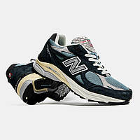 Сині замшеві чоловічі кросівки New Balance 990 v3 Blue