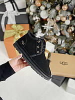 Чорні замшеві жіночі Уггі Ugg Neumel Black