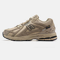 Чоловічі зимові замшеві кросівки New Balance 1906R Gore-Tex бежеві, утеплені, водонепроникні