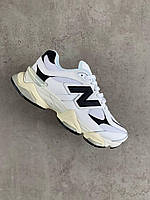 Білі замшеві чоловічі кросівки New Balance 9060 White Black