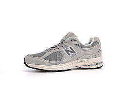 Сірі замшеві демісезонні чоловічі кросівки New Balance 2002R кроси Нью Беланс 2002Р