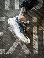 Білі з зеленим літні чоловічі кросівки Nike ACG Mounth Fly 2 Low сітка