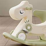 Коник-гойдалка inSPORTline Zaldino, зелений, фото 2