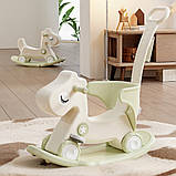 Коник-гойдалка inSPORTline Zaldino, зелений, фото 4