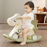 Коник-гойдалка inSPORTline Zaldino, зелений, фото 7