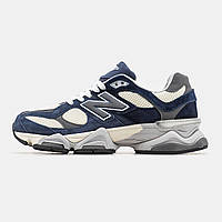 Сині замшеві чоловічі кросівки New Balance 9060