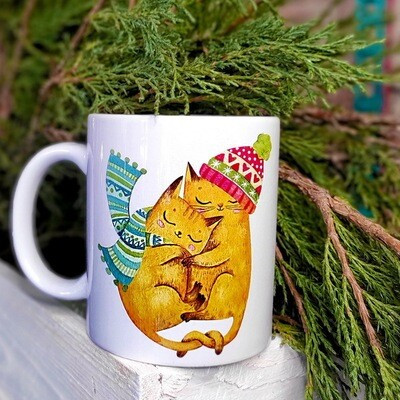 Чашка з принтом «Нехай все буде мур-мур»