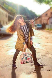 Сумка з принтом Oxford