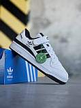 Білі кросівки Adidas Forum Low, фото 3