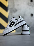 Білі кросівки Adidas Forum Low, фото 2