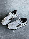 Білі кросівки Adidas Forum Low, фото 8
