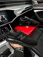 Чорні замшеві чоловічі кросівки New Balance Classic