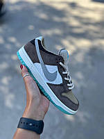 Коричневі замшеві жіночі кросівки Nike SB Dunk Low Pro Big Money Savings