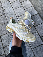 Бежеві текстильні жіночі кросівки Salomon XT-6 Expanse