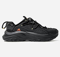 Чорні шкіряні чоловічі кросівки Adidas Maxxwavy Magic Earth Strata Black/Orange