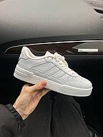 Шкіряні білі жіночі кросівки Adidas Dass-ler