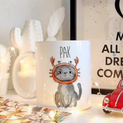 Чашка з принтом «Рак»