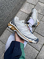 Білі текстильні жіночі кросівки Salomon S/LAB XT-6