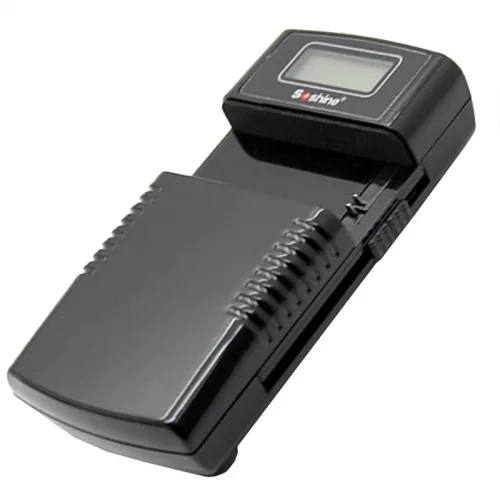Універсальний зарядний пристрій Soshine SC-M20 з LCD дисплеєм (для фотоапаратів, відеокамер), фото 1