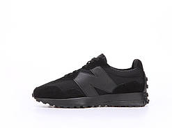 Чорні замшеві чоловічі кросівки New Balance 327