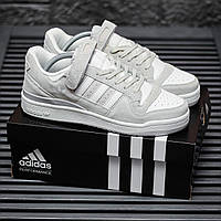 Сірі кросівки Adidas Forum 84 Low Light Grey White