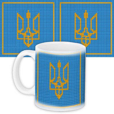 Чашка з принтом «Герб України»