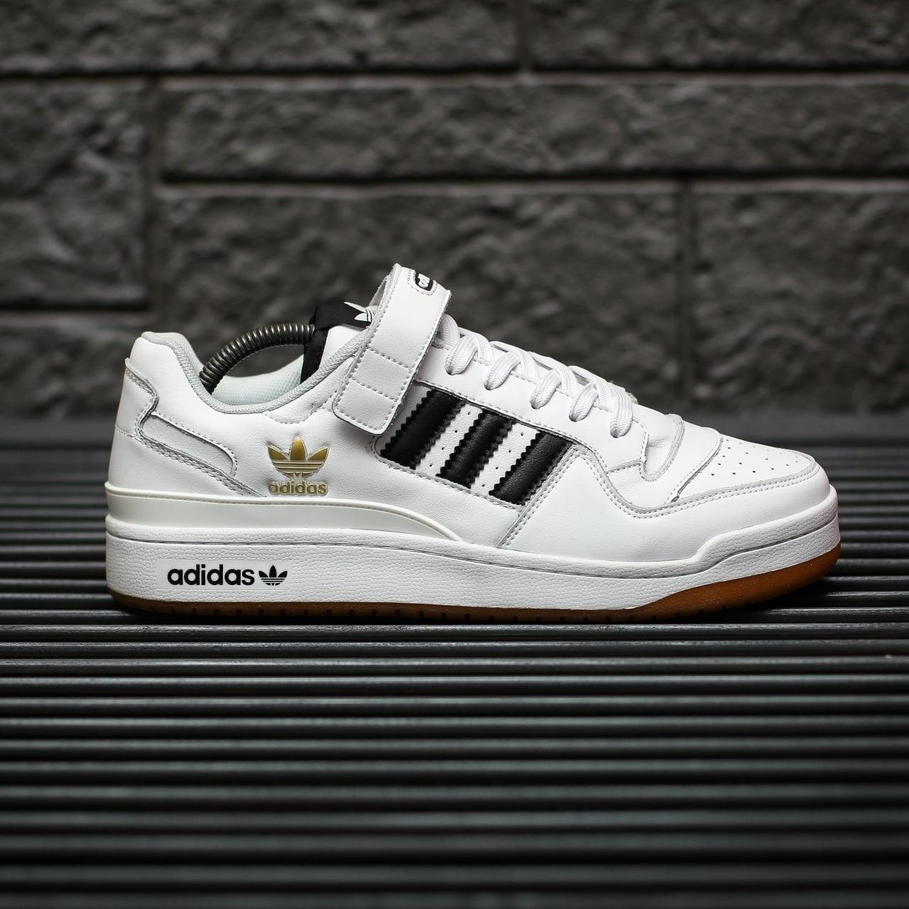 Білі кросівки Adidas Forum Low, фото 1