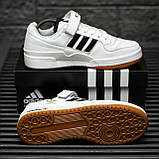 Білі кросівки Adidas Forum Low, фото 4