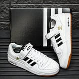 Білі кросівки Adidas Forum Low, фото 6