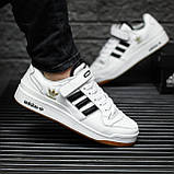 Білі кросівки Adidas Forum Low, фото 7