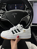 Білі кросівки Adidas Forum Low, фото 2